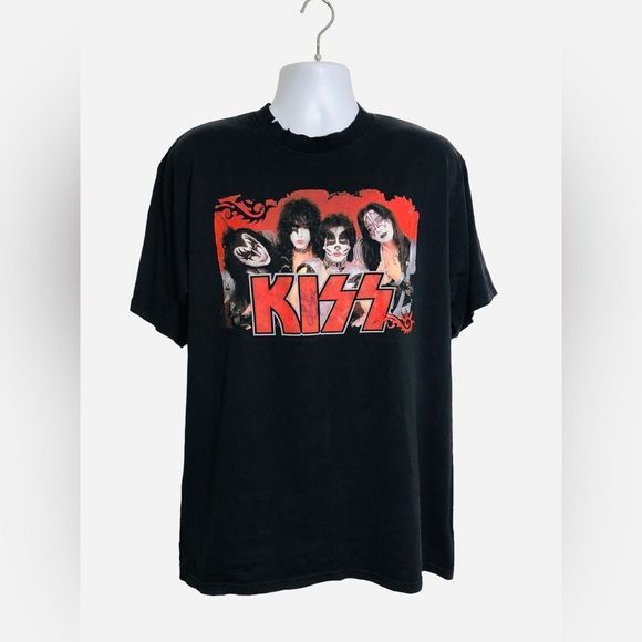 KISS Vintage Autographed Shirt 90’s All Sport Eric...
